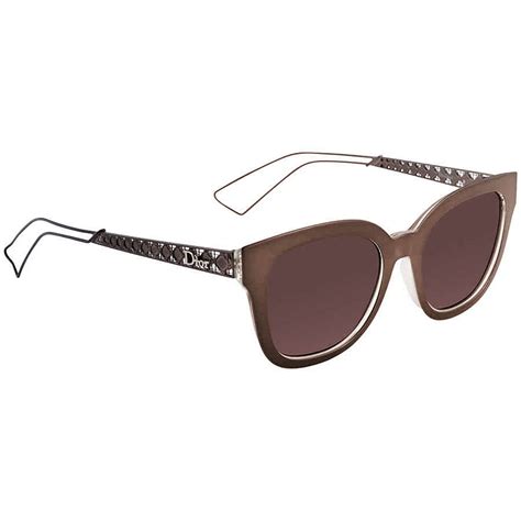 dior diorama brown cat eye ladies sunglasses diorama1 0tgt 52